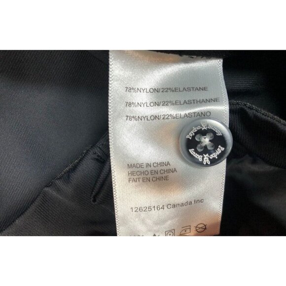 Psycho Bunny Pants Capri Cropped Black Nylon Spandex Blend Pant Men's Size 38 - Picture 9 of 10